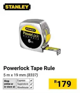 Builders Warehouse Stanley Powerlock Tape Rule offer
