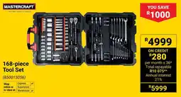 Builders Warehouse Mastercraft Tool Set offer