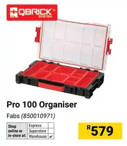 Builders Warehouse QBRICK Pro 100 Organiser offer