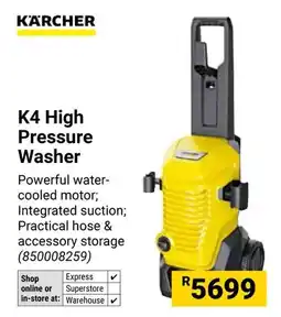 Builders Warehouse KARCHER K4 High Pressure Washer offer