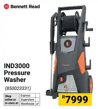 Builders Warehouse Bennett Read IND3000 Pressure Washer offer
