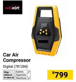 Builders Warehouse Autoworx Car Air Compressor offer