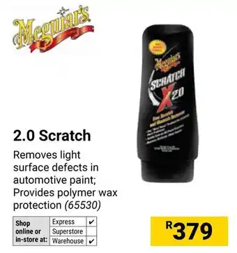 Builders Warehouse Meguiars 2.0 Scratch offer