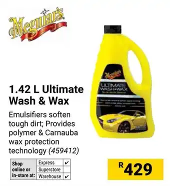 Builders Warehouse Meguiars Ultimate Wash & Wax offer