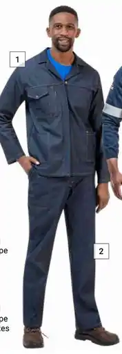 Builders Warehouse Beck Denim Conti Suit Jacket or Denim Conti Suit Trousers offer