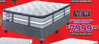 Lewis Opulent pillow top 152cm bed set offer