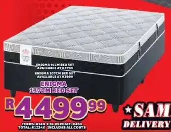 Lewis Enigma 137cm bed set offer