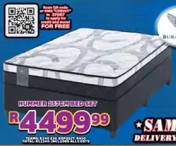 Lewis Buraaq beds hummer 137cm bed set offer