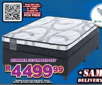 Lewis Buraaq beds hummer 137cm bed set offer