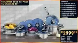 Lewis Gourmet blue cookware set offer