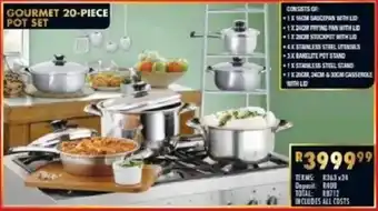Lewis Gourmet pot set offer