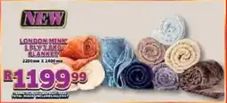Lewis London mink 1ply blanket offer