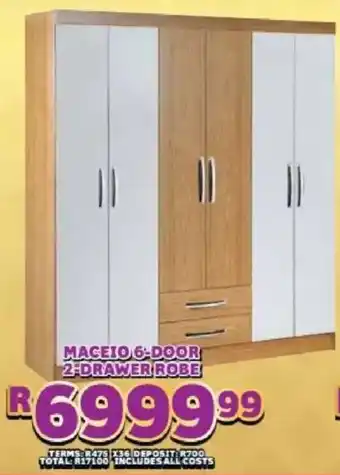 Lewis Maceio 6-door 2-drawer robe offer