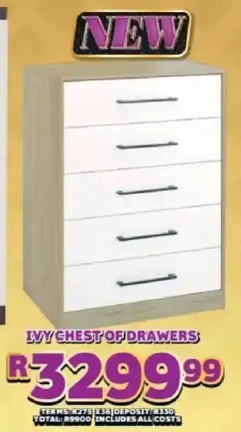 Lewis Ivy chest of drawers offer