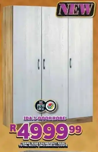 Lewis Ida 3-door robe offer