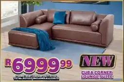 Lewis Cuba corner lounge suite offer