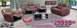 Lewis Maverick 3-motion leather uppers lounge suite offer