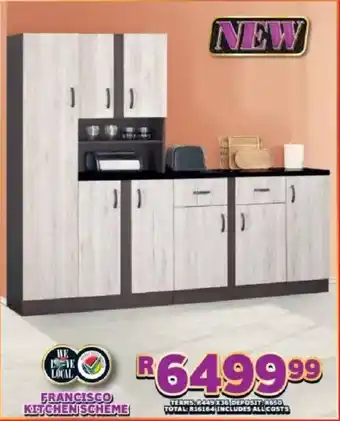 Lewis Francisco kitchen scheme offer