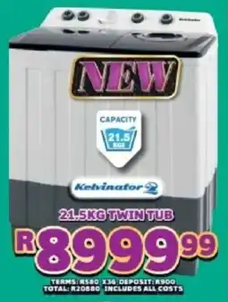Lewis Kelvinator twin tub offer