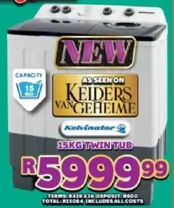 Lewis Kelvinator twin tub offer