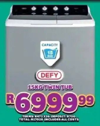 Lewis Defy twin tub offer