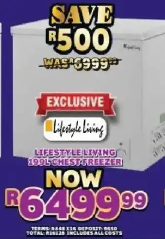 Lewis Lifestyle living chest freezer offer