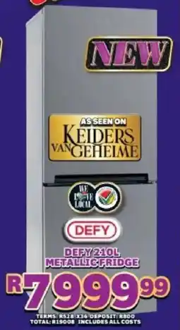 Lewis Defy metallic fridge offer
