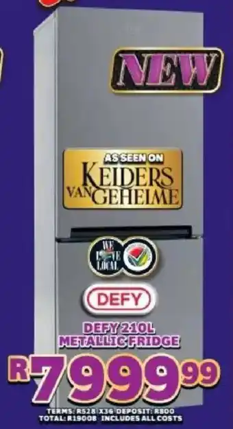 Lewis Defy metallic fridge offer