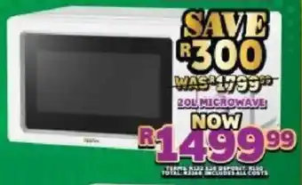 Lewis Lifestyle living microwave offer