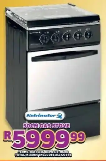 Lewis Kelvinator gas stove offer