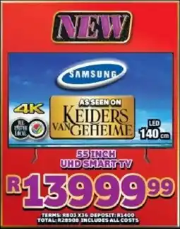 Lewis Samsung 55 inch uhd smart tv offer