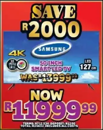 Lewis Samsung 50 inch smart led tv offer