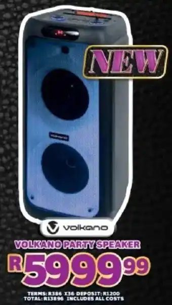 Lewis Volkano party speaker offer