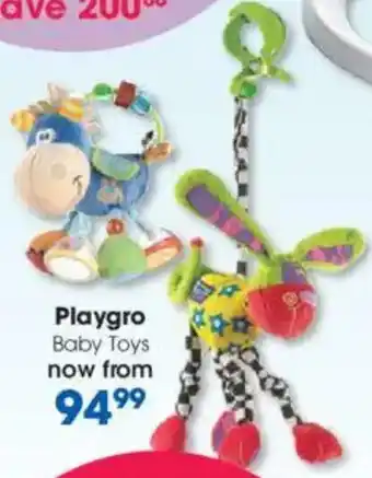 Clicks Playgro Baby Toys offer