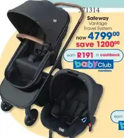 Clicks Safeway Vantage Travel System offer