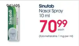 Clicks Sinutab Nasal Spray offer