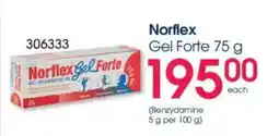 Clicks Norflex Gel Forte offer