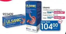 Clicks Ulsanic 10 Effervescent Tablets offer