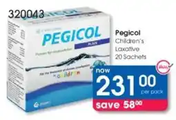 Clicks Pegicol Children's Laxative offer