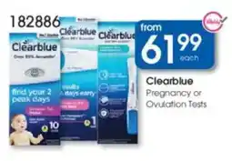 Clicks Clearblue Pregnancy or Ovulation Tests offer