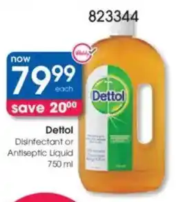 Clicks Dettol Disinfectant or Antiseptic Liquid offer