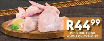 OBC Meat & Chicken Obc fresh whole chickens offer