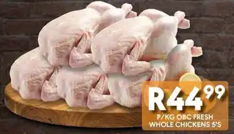 OBC Meat & Chicken Obc fresh whole chickens offer