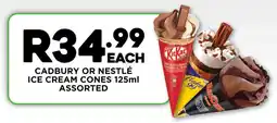 Fresh Stop Cadbury or nestlé ice cream cones assorted offer