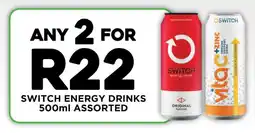 Fresh Stop Switch energy drinks assorted offer