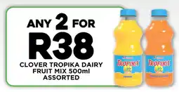 Fresh Stop Clover tropika dairy fruit mix assorted offer