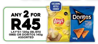 Fresh Stop Lay's or doritos assorted offer