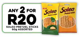Fresh Stop Soleo pretzel sticks assorted offer