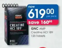 Clicks GNC AMP Creatine HCI 189 offer