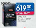 Clicks GNC AMP Creatine HCI 189 offer